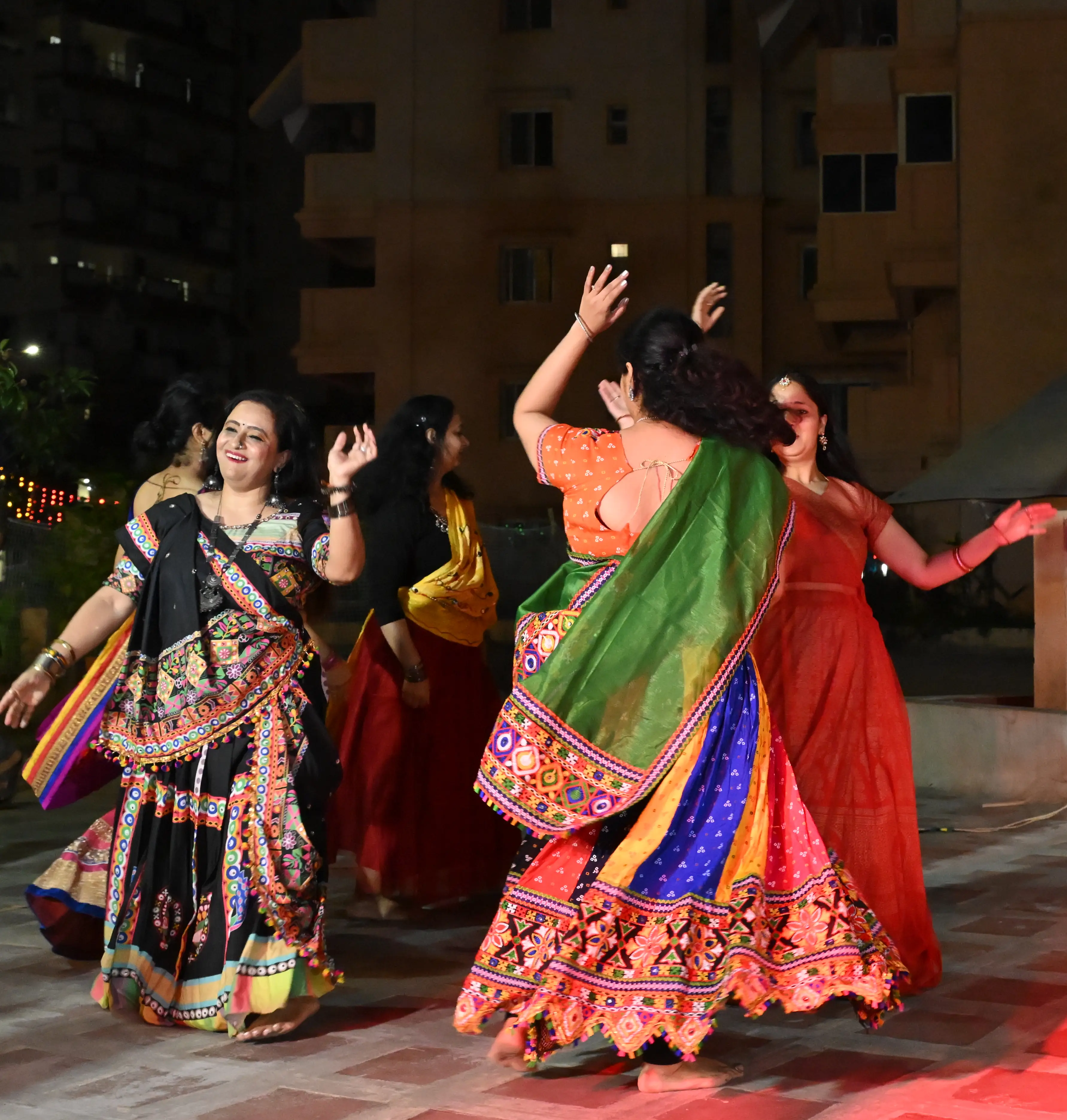 Garba Glow dandiya and garba night at Aabahan 2025, HM World City Bangalore